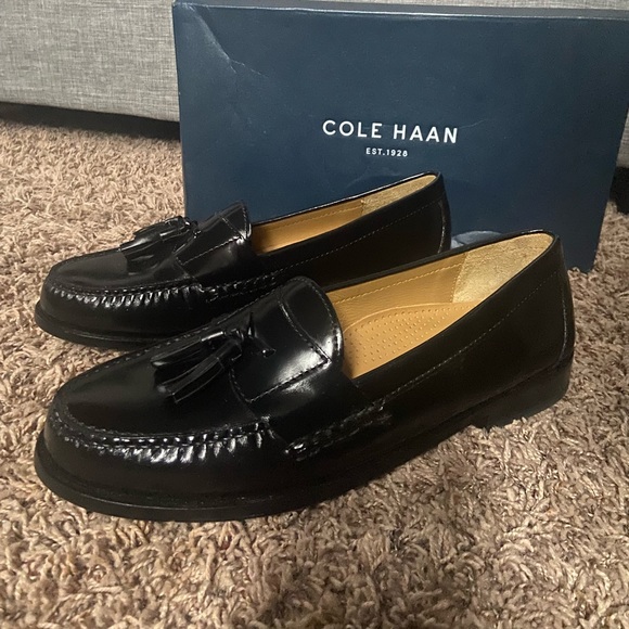 Cole Haan Shoes Cole Haan Black Tassel Loafers 5 Poshmark